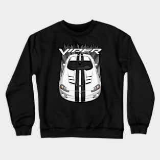 Viper SRT10-white and black Crewneck Sweatshirt